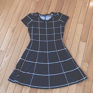 Black and white dress